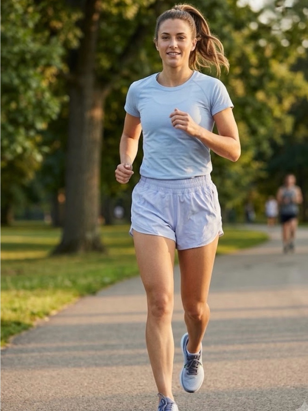 lululemon athletica Light Lavender Performance Running Shorts
